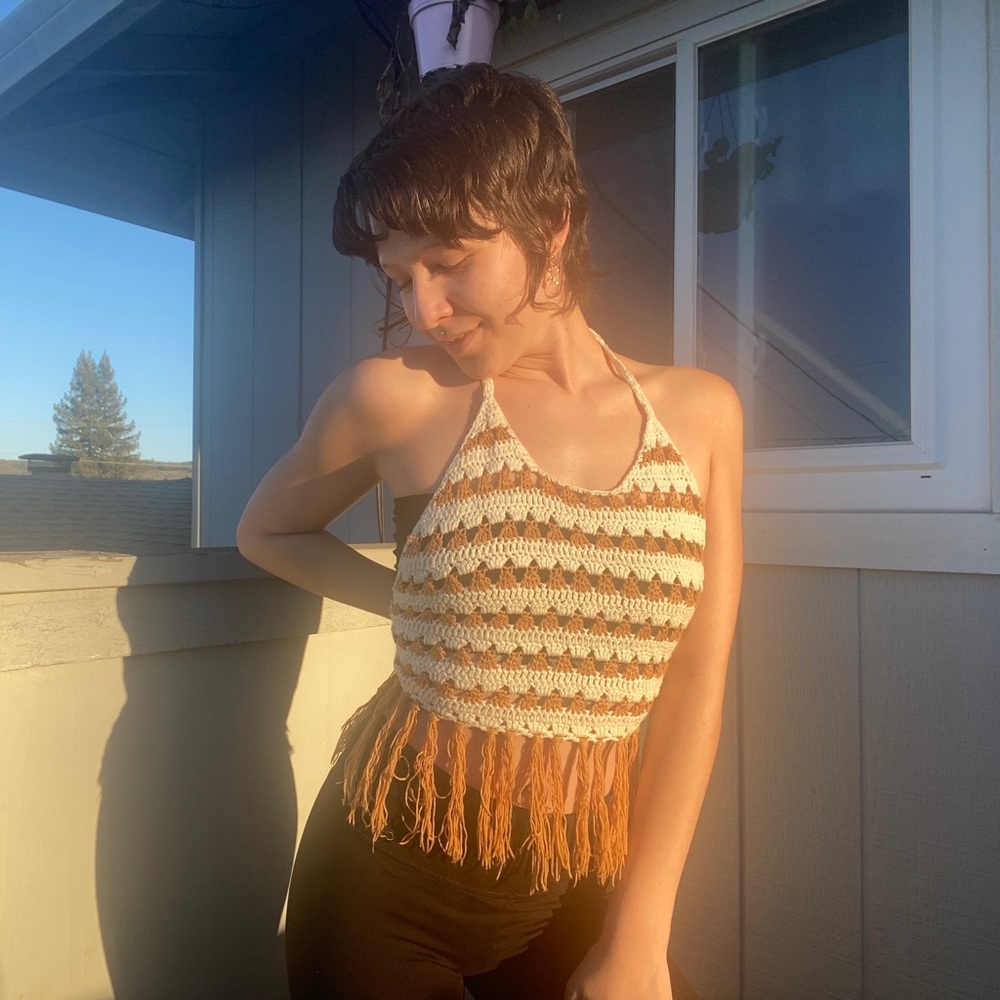 Vintage Halter Top 🧡